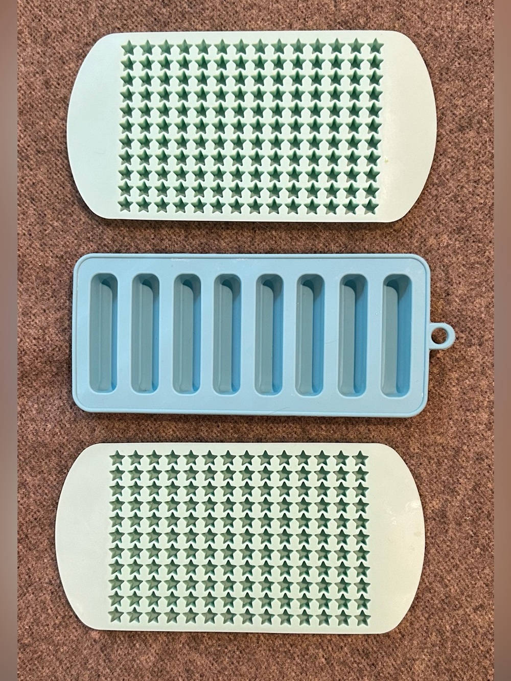 Silicone ice, fondant, chocolate molds • set of 3 • new without tags